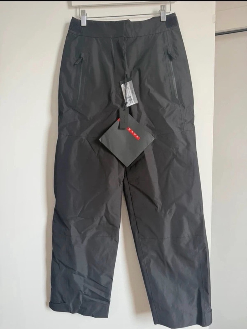 Prada Linea Rossa Black Technical Sweatpants NEW WITH TAGS